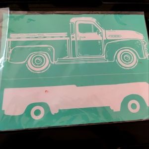 Origami owl truck stencil